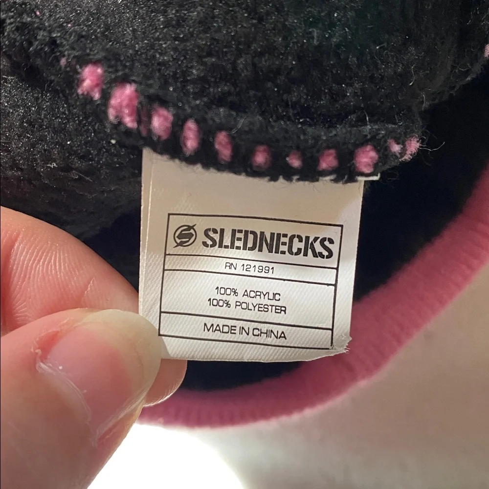 Pink Knit Beanie Hat - Picture 4 of 4